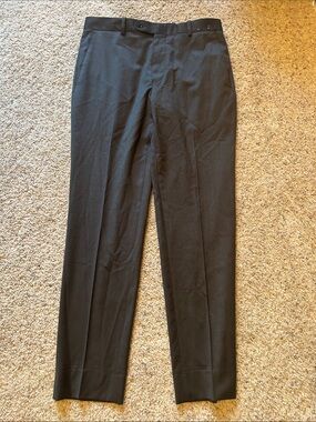 Peter Millar Men’s Charcoal Gray Wool Stretch Dress Pants 33R
